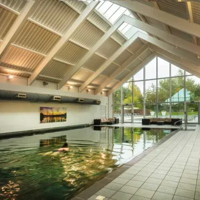Velvet Lodge holiday home Art Spa access, Lower Mill Estate Indoor swiming pool
